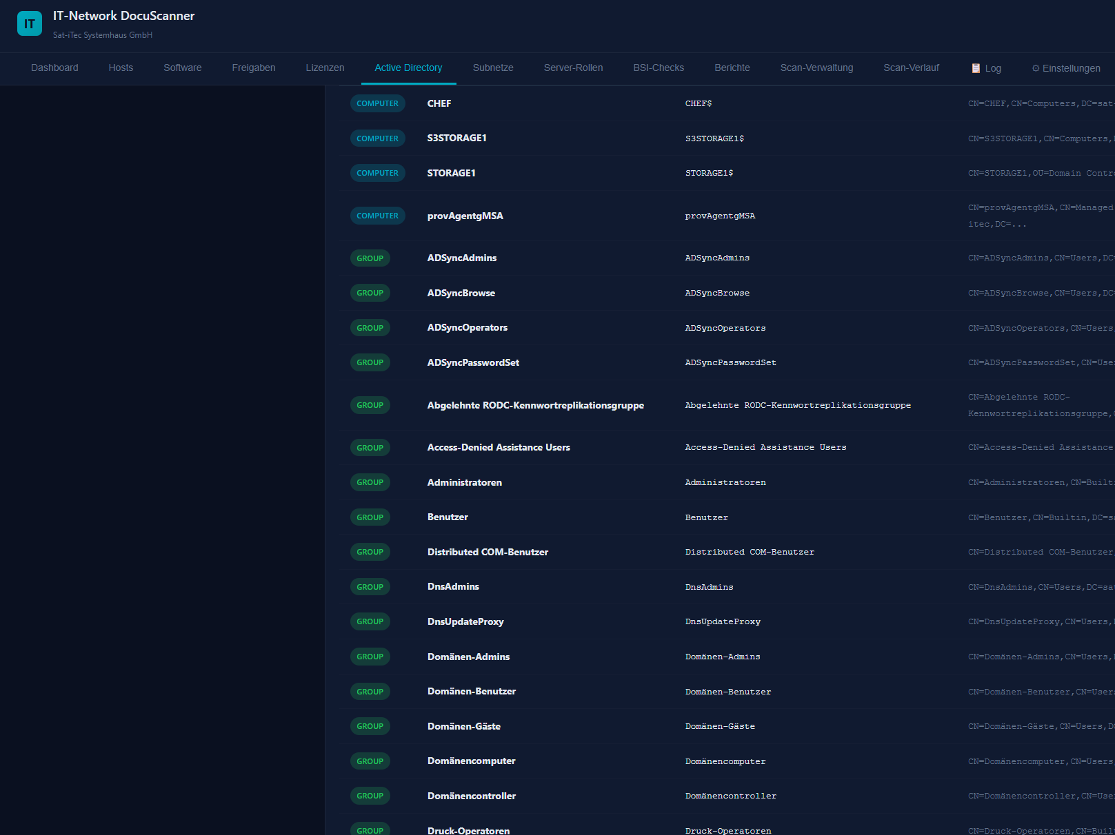 ITscanner Active-Directory-Anbindung via LDAP/LDAPS mit Service-Account ohne RSAT-Modul